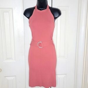 525 America Rib knit sweater dress